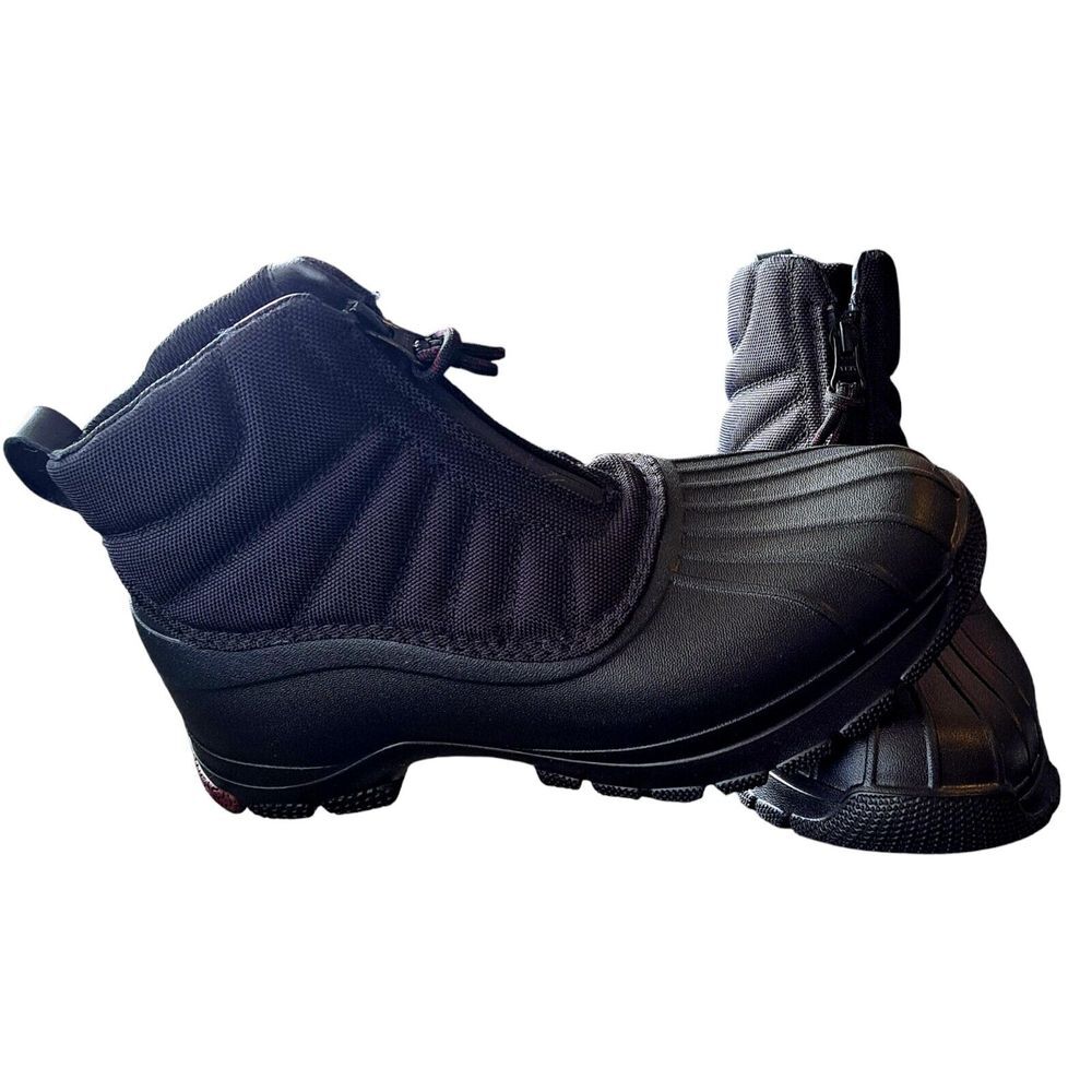 Sperry Black Quilted Rain Boots